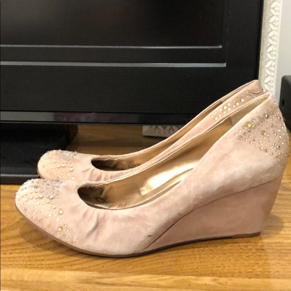 BCBG Generation Rhinestone Wedge Heel - Picture 2 of 6